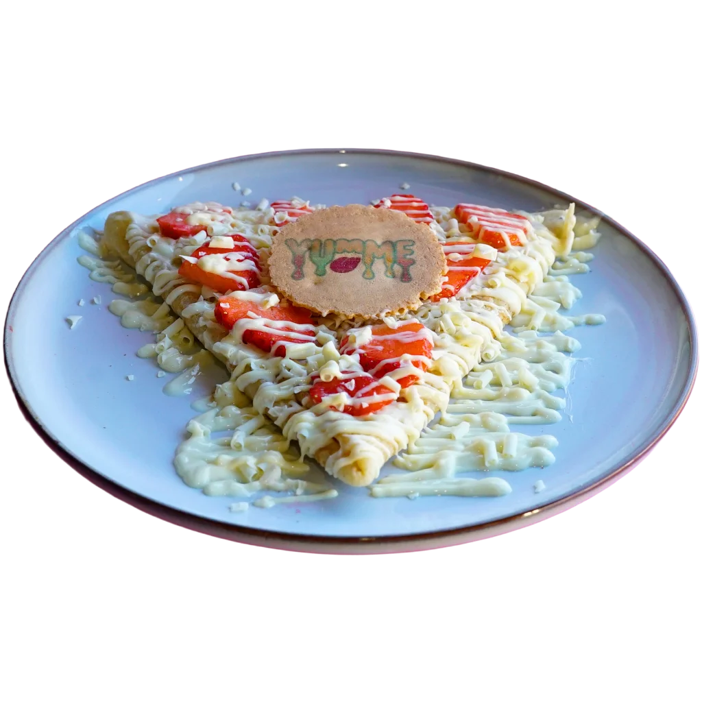 yumme-desserts-build-your-own-crepe-watford Build your own sweet crepe with your choice of fillings and toppings at Yumme Desserts in Watford.